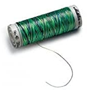 Amann A4880-9605 Näh und Stickgarn, Polyester, 9605 Blau, 800 m