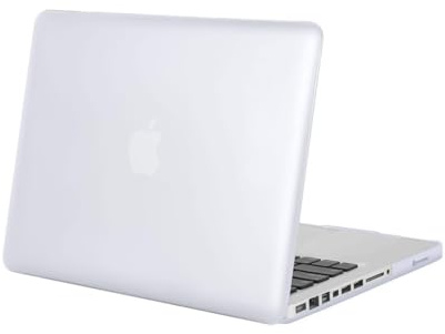 MOSISO Compatibile con MacBook Pro 13 pollici Cover con CD-ROM Case | Plastic Rigida Copertina Custodia per 2012 2011 2010 2009 2008 A1278, Frost