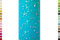 Creativery Tüll 15cm x 9m Dunkel Türkis Glitzer Punkte