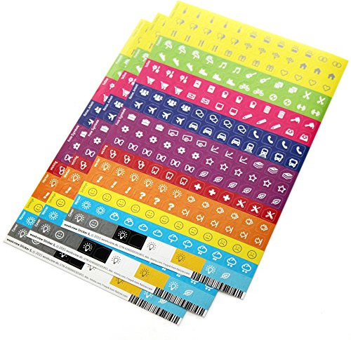 weekview Sticker S, 3 x 216 Organizer-Aufkleber - 7 mm