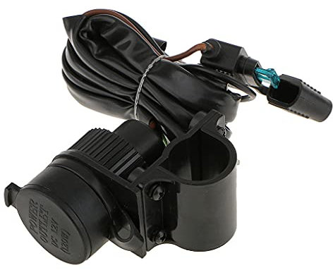 MagiDeal Guidon de Prise Allume- 12V avec Support de Housse à Moto étanche