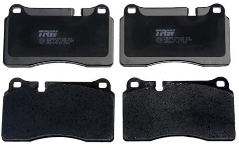 TRW GDB1670 Brake Pad Set of 4 Compatible for Volkswagen Touareg (7P5, 7P6) 2010-2018 Front Axle and Other Vehicles