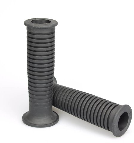 Ariete Lenkergriffe (Paar) für original BMW Heizsystem 4290955, Gummi, Motorroller, 130 mm Länge, 22-26 mm Lenkerdurchmesser, Super Soft, offenes Ende