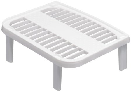 Premier Housewares Stackable Storage Shelf - White