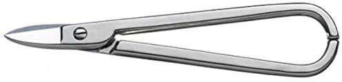 BESSEY Erdi Goldschmiede-Schere D70-1 | gerade Schneiden | 31 mm Schnitt | Hochpräzise schneiden für feine Goldschmiedearbeiten, geschlossene Griffe, komplett vernickelt