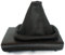 TK-105 SCHALTSACK SCHALTMANSCHETTE Echt Leder Schwarz - Naht Schwarz