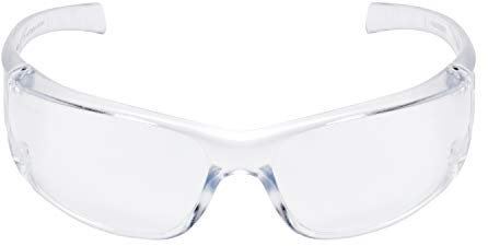 3M VAPCC Virtua AP Schutzbrille für leichte Reparaturarbeiten, gegen Splitter, Antikratzbeschichtung, 99.9% UV-Schutz, Klare Polycarbonatscheiben