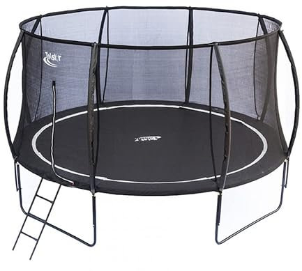 Trampoline And Enclosure 14ft Telstar Vortex Black Edition Trampoline & Safety Enclosure