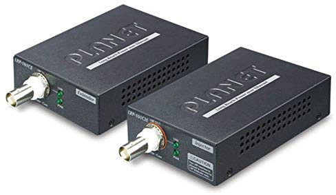 Planet 1-Port Long Reach PoE Over Coax Extender Kit (LRP-101CH + LRP-101CE)