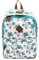 F|23, Urban Survival Rucksack, BxTxH: 31x16x45 cm, Inkl. Vordertasche, 22 Liter, Palm, Weiß/Türkis, 30021-7