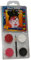 Eulenspiegel 204498 - Motiv-Set Mini Maus, 4 Farben, 1 Pinsel, 1 Anleitung, für ca. 40 Masken, Karneval, Motto-Party