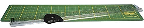 Rayher massicot papier avec 1 molette de coupe, plastique, vert, 8935100