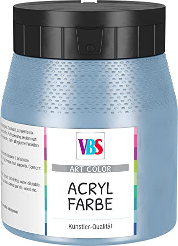 VBS Acrylfarbe seidenmatt 250 ml Malen Keilrahmen Farbe Kobaltblau