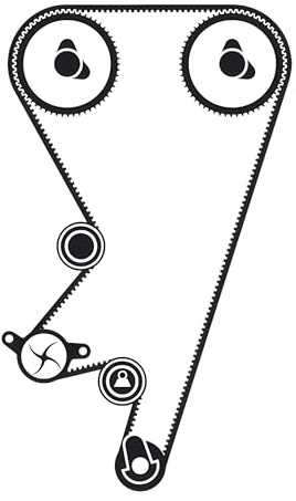 SKF Water Pump And Timing Belt Kit With Gaskets VKMC 05202 Height 171 mm Length 271 mm Width 142 mm - OE Quality