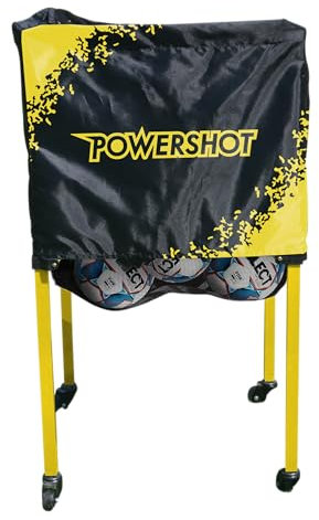 POWERSHOT® Carrello PORTAPALLONI - ALLUMINIO - FINO a 20 PALLONI - PIEGHEVOLE