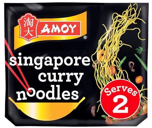 Amoy Straight to Wok Singapore Noodles, 2 x 150 g (Pack of 6)