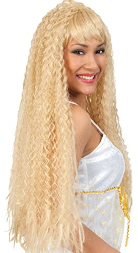 FASCHING 35043 Engel Perücke blond Langhaar Locken NEU/OVP