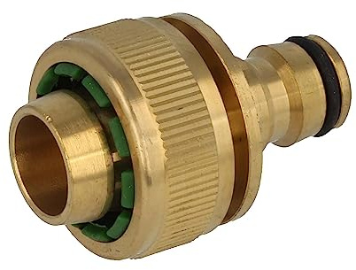 tecuro Schlauchanschluss mit Stecker für Schlauch 3/4 Zoll (Ø 19 mm) MS-Stecksystem