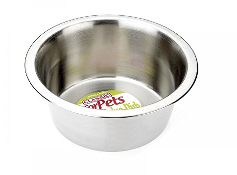 Classic Pet Products Classic Super Value Stainless Steel Dish, 950 ml