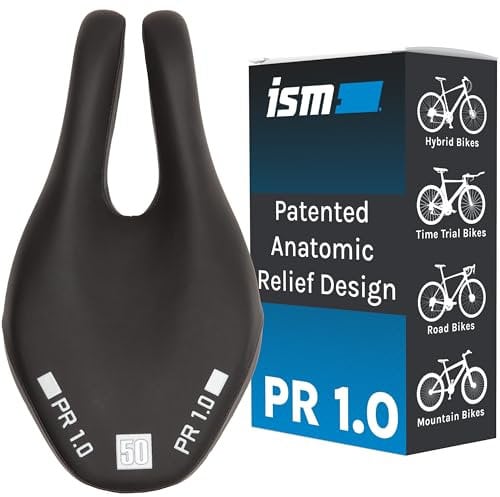 ISM Unisex – Erwachsene PR 1.0 Sattel, schwarz, One Size