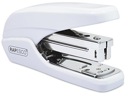 Rapesco 1311 X5-25ps Less Effort Stapler, 25 Sheet Capacity, White
