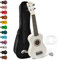 Tiger UKE7-WH Sopran Ukulele mit Tasche - für Anfänger - Weiß