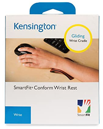 Kensington SmartFit repose-poignet, Noir, Fonctionnel, Ergonomique, Slidable avec souris pour alignement continu, Lot de 5