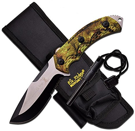 Elk Ridge Erwachsene ER-537CA Taschenmesser, Mehrfarbig, M