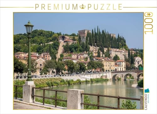 CALVENDO Puzzle Verona Castel San Pietro | 1000 Teile Lege-Größe 64 x 48 cm Foto-Puzzle für glückliche Stunden