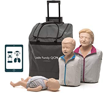 Laerdal Little Family Set mit Puppen für QCPR Training mit weißer Haut