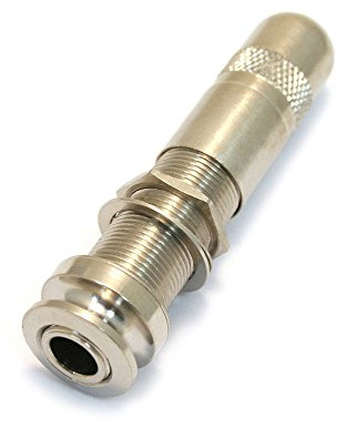 Allparts End Pin Jack – Stereo – Nickel