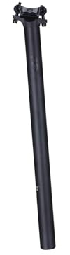 BBB Cycling Fahrrad Verstellbare Sattelstütze Skyscraper 32.0 mm 400 mm Radsport MTB Mountainbike E-Bike Urban Cycling Aluminium Sattelstange BSP-20 Schwarz