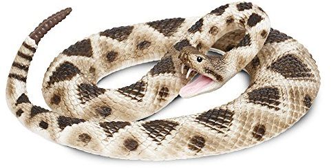 Toob Safari Ltd. Eastern Diamondback Klapperschlange Figur – Realistische 101,6 cm Modellfigur – Lernspielzeug für Jungen, Mädchen und Kinder ab 18 Monaten