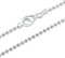 Unique Sports 925 Silberkette: Kugelkette Silber 2,2mm - Länge wählbar - Kette inkl. Etui BC0022 (Länge: 80cm)