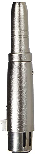 Adam Hall Connectors 7854 - Adaptador de Jack 6,3 mm hembra estéreo a XLR hembra