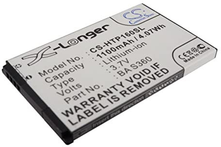 1100 mAh Akku für HTC Touch Diamond 2, Tattoo, Touch2, T3333, Mega 100