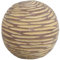 Casablanca Dekokugel Rotary Kugel Ø8cm braun beige Polystone Gartenkugel Dekorationskugel
