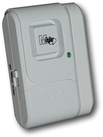 EPOSGEAR Minder Mini Door & Window Magnetic Contact Security Burglar Visitor Alarm Chime (1, Without Extra Batteries)