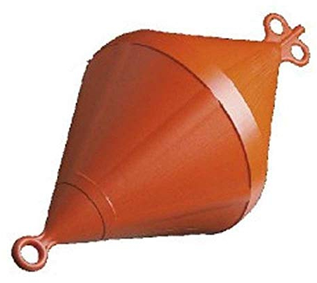 Unbekannt Boje Doppelkonus gelb 32 x 80 cm