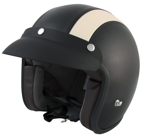 R�MER Milano Motorradhelm, XL (black,cream)
