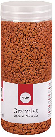 Rayher 39342210 Granulat, 2-3mm, Dose 475ml, orange