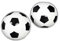 'Holst Porcelana SP 003 Sal y Pimienta Menage Pelotas de Fútbol (2 Piezas), Color Blanco, 6,2 x 6,2 x 5 cm
