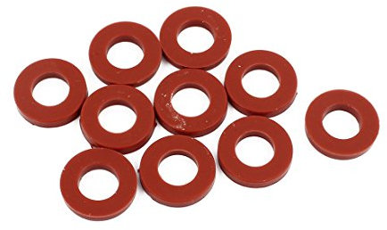 sourcing map 10pcs 19mm x 10mm x 3mm O-Ring Schlauchdichtung Silikon Washer für Wasser DE de