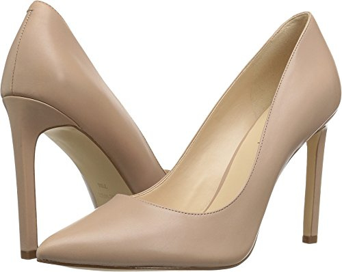 Nine West Zapatos de tacón Tatiana para Mujer, Cuero Natural, 42 EU