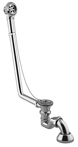 Casa Padrino Ab und Überlauf System inkl. Siphon für Nostalgie Badewanne Sicilia, Toscane, San Sebastian, Roma - Chrom