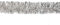 Weihnachtsgirlande Lametta 5cm x 3 Meter Lamettagirlande Baumgirlande Christbaumdeko silber