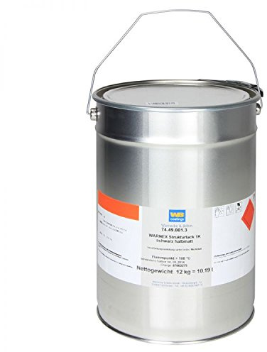 Warnex Warnex 013112 Structured Paint Black 12 kg