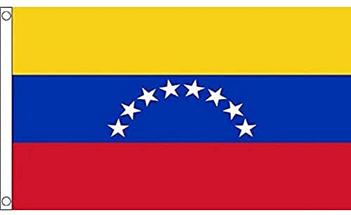 AZ FLAG - Flagge Venezuela Ohne Wappenschild - 150x90 cm - Venezuela Fahne 100% Polyester mit Messing-Ösen - 110g