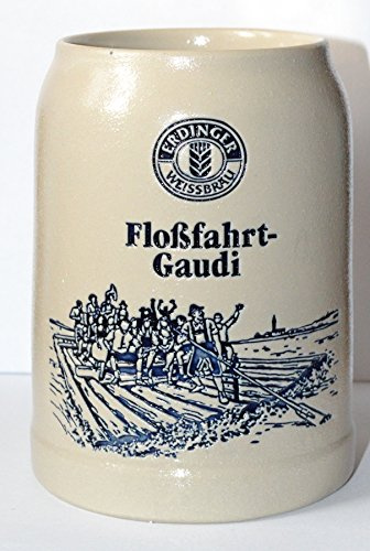 Erdinger Weissbräu - Bierkrug - Limitierte Edition - Floßfahrt-Gaudi