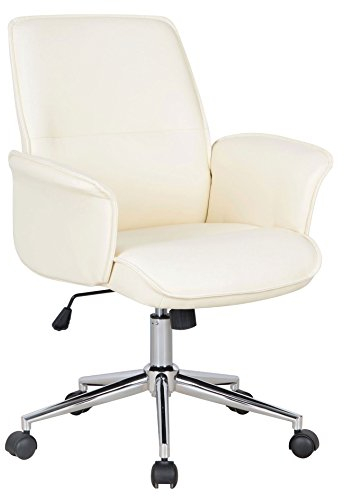 SixBros. Bürostuhl Elfenbein Weiß - CX0704M/2491
